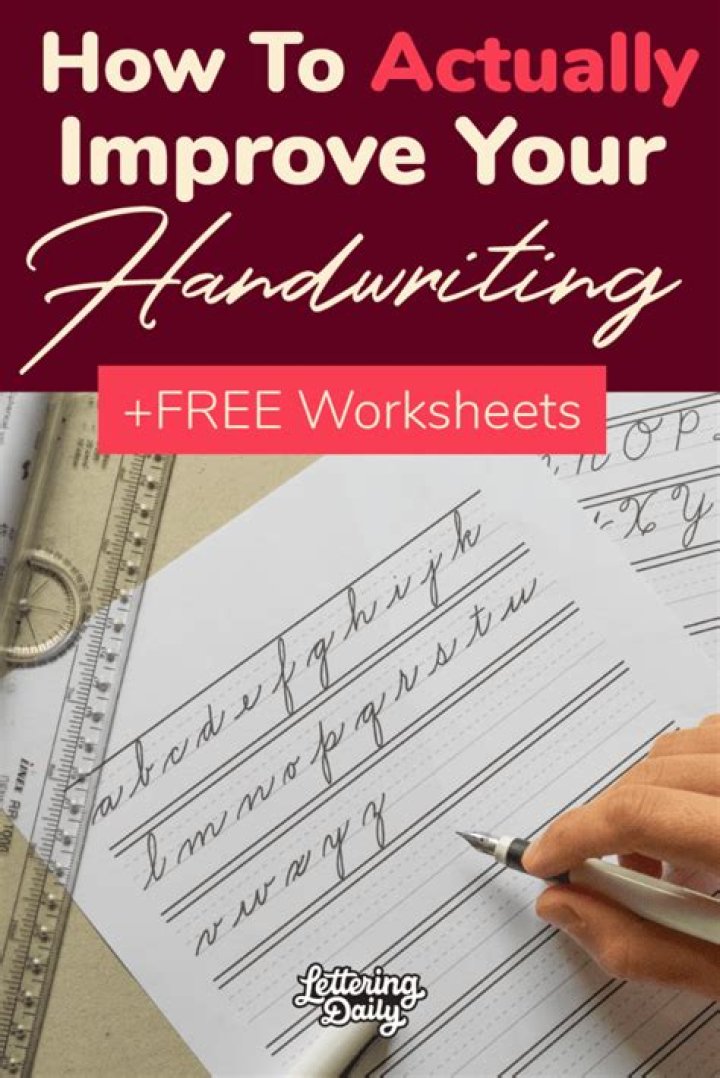 How can an adult improve handwriting?